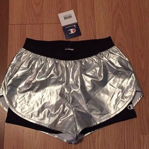 Champion Workout Shorts w/ Biker Shorts, Sz S